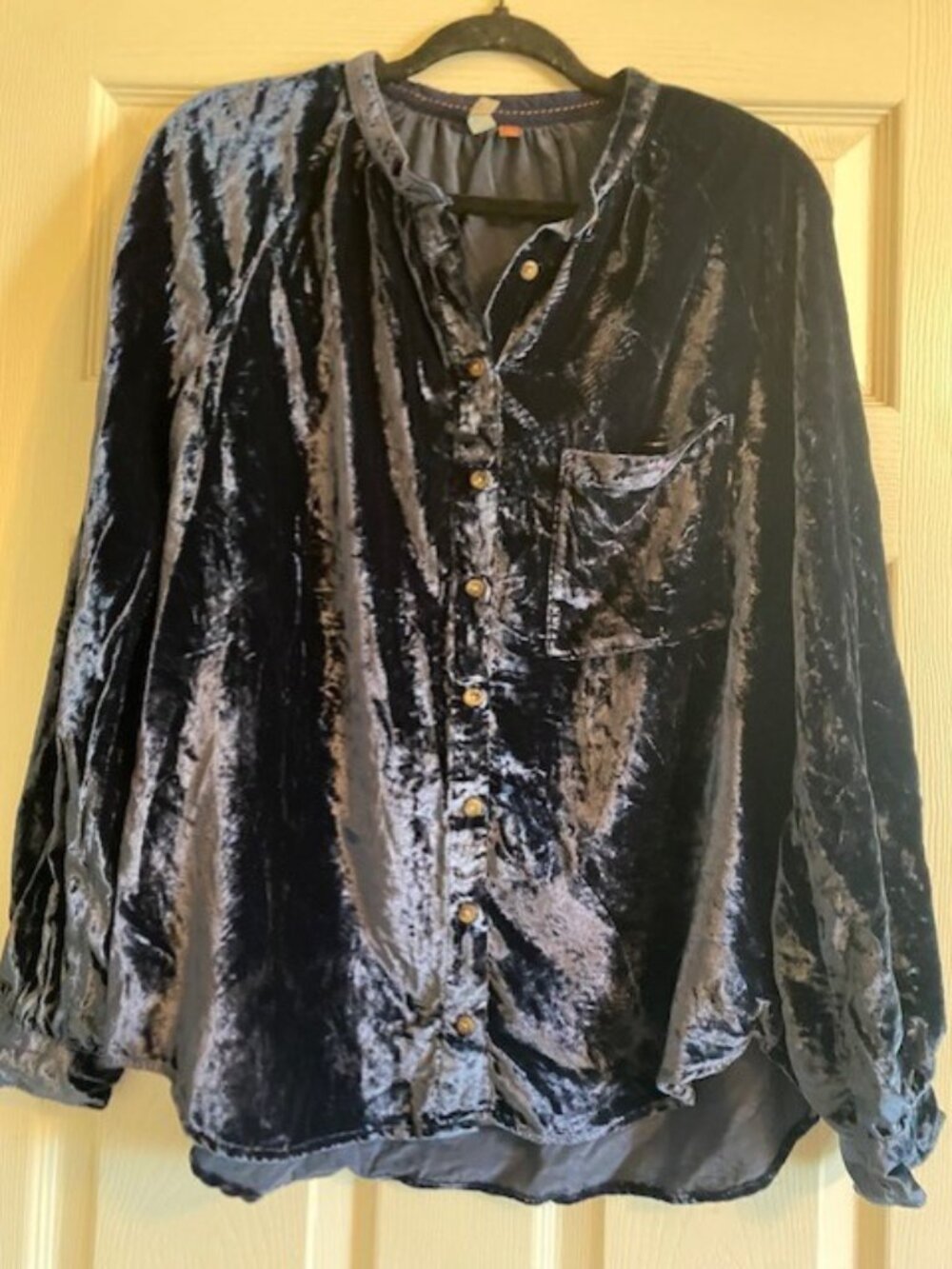 Pilcro Velvet Blouse